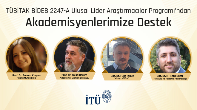 Dört Öğretim Üyemize TÜBİTAK BİDEP 2247-A Desteği Görseli