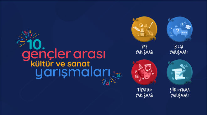 Gençler Arası Kültür ve Sanat Yarışmaları Başvurularınızı Bekliyor Görseli