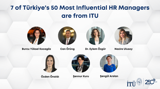 7 of Türkiye’s 50 Most Influential HR Managers are from ITU Görseli