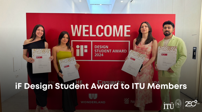 iF Design Student Award to ITU Members Görseli