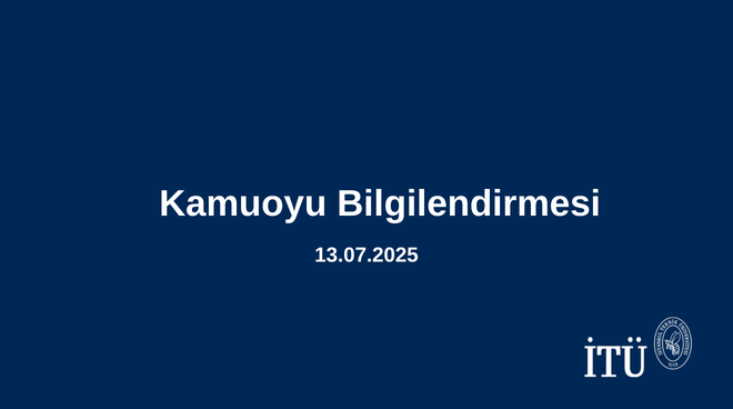 Kamuoyu Bilgilendirmesi Görseli
