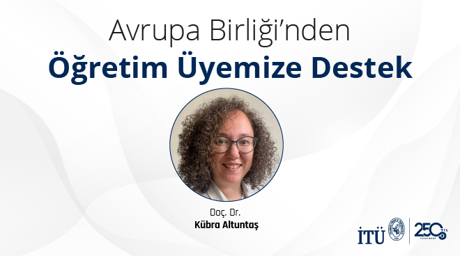 Avrupa Birliği’nden Öğretim Üyemize Destek Görseli