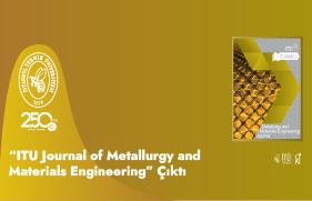 “ITU Journal of Metallurgy and Materials Engineering” Çıktı Görseli