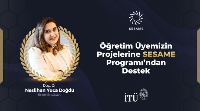 Öğretim Üyemizin Projelerine SESAME Programı’ndan Destek Görseli