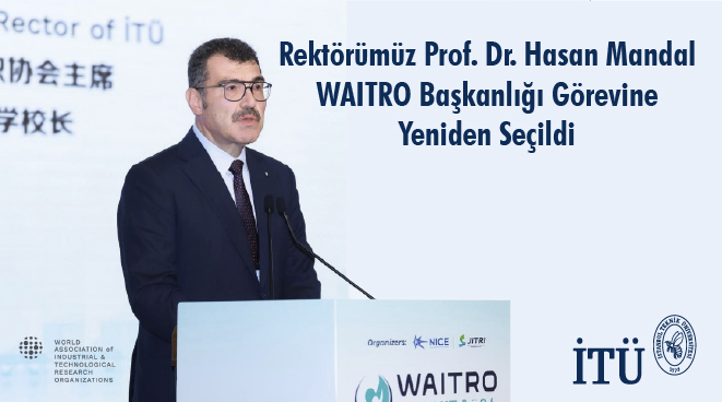 Rektörümüz Prof. Dr. Hasan Mandal, WAITRO Başkanlığı Görevine Yeniden Seçildi Görseli