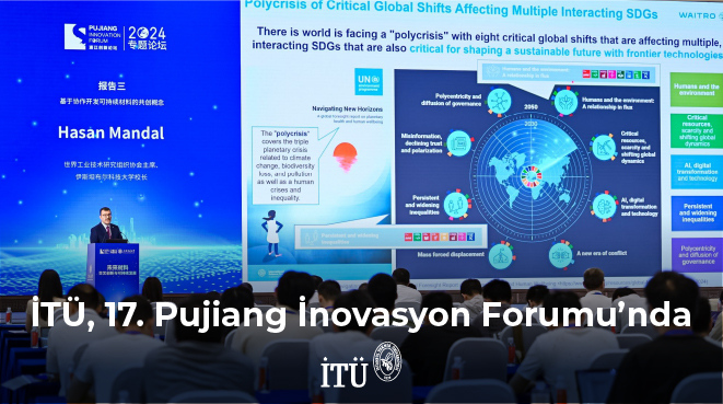 İTÜ, 17. Pujiang İnovasyon Forumu’nda Görseli