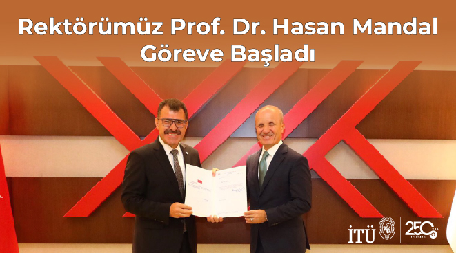 Rektörümüz Prof. Dr. Hasan Mandal Göreve Başladı Görseli