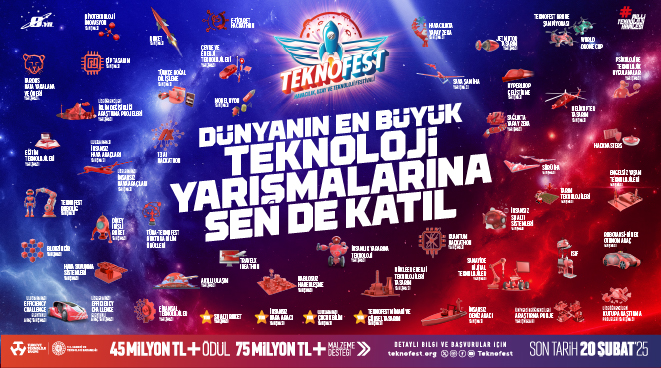 TEKNOFEST2025 Başvuruları Devam Ediyor! Görseli