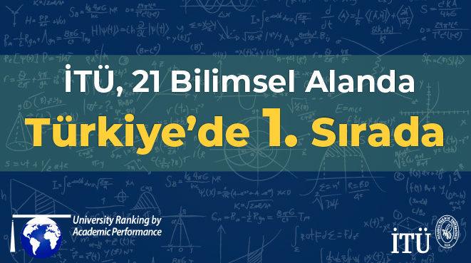 İTÜ, 21 Bilimsel Alanda Türkiye’de 1. Sırada Görseli